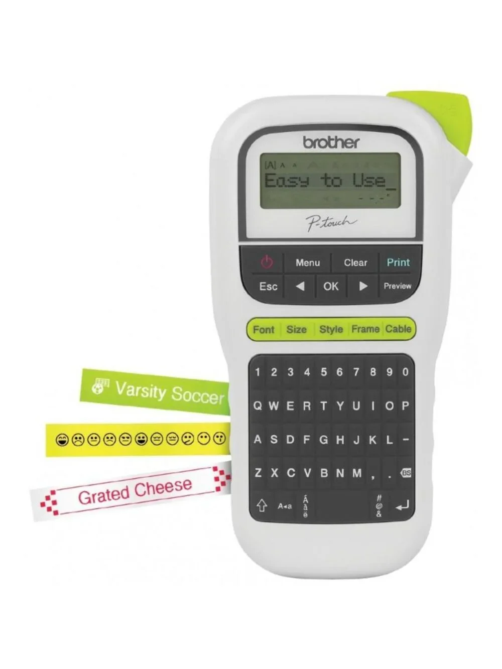 NEW Brother P-Touch PT-H110 2 Lines Portable Label Maker MSRP $65